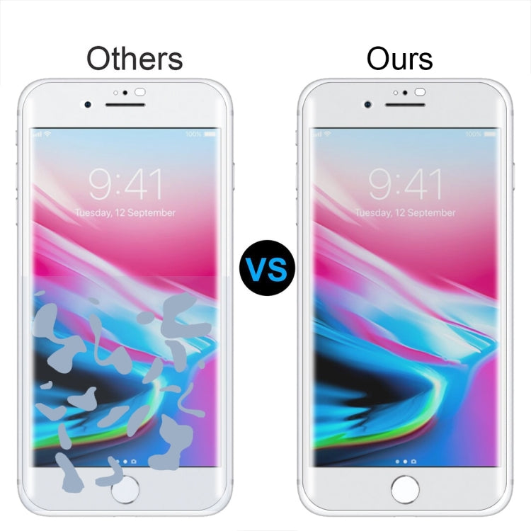 50 PCS for iPhone 8 Plus & 7 Plus 0.1mm HD 3D Curved PET Full Screen Protector, No Retail Package