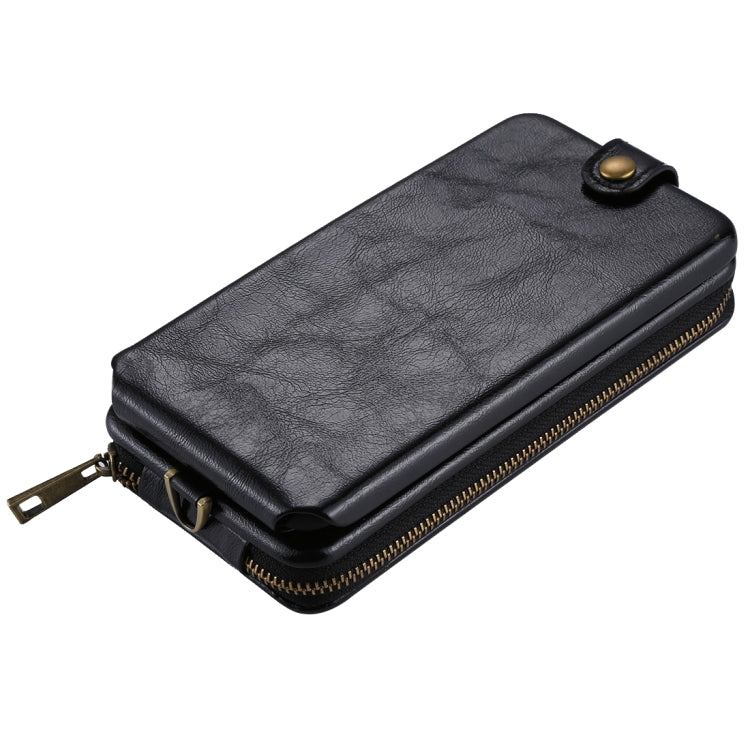 For iPhone 8 Plus & 7 Plus Wallet Style Retro Cowhide Texture Vertical Flip PU Case with Card Slots & Wallet & Photo Frame