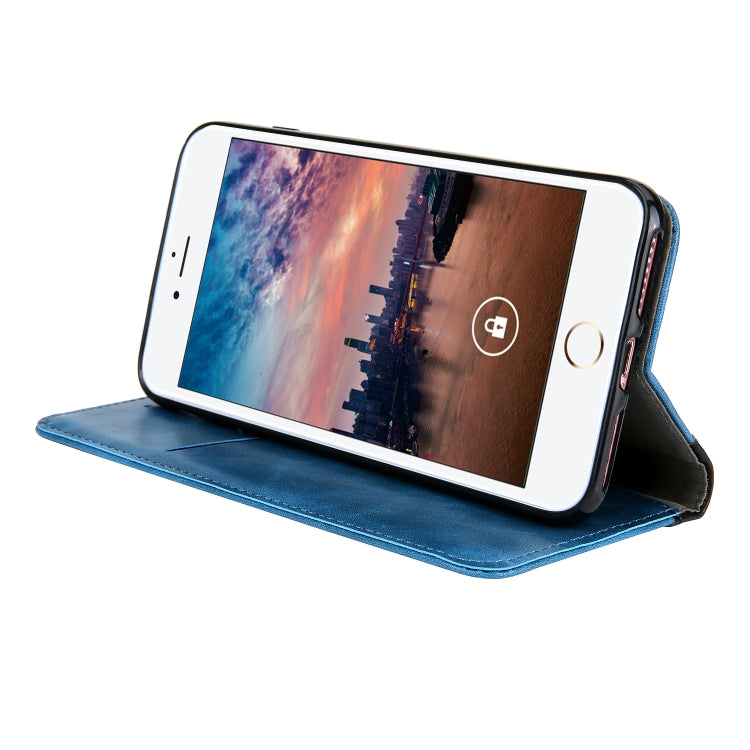 Retro Book Design Horizontal Flip PU Leather Case for iPhone 8 Plus & 7 Plus, with Holder & Card Slots