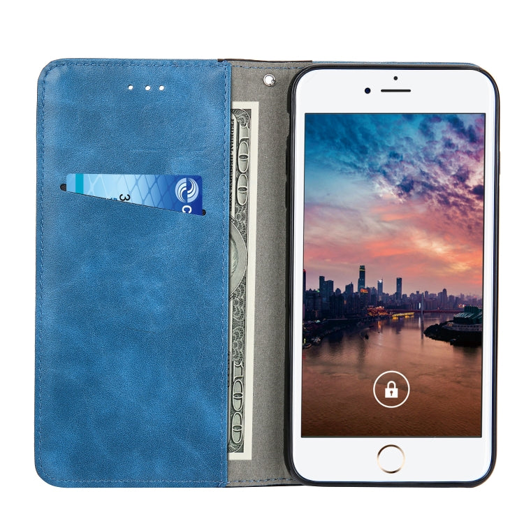 Retro Book Design Horizontal Flip PU Leather Case for iPhone 8 Plus & 7 Plus, with Holder & Card Slots