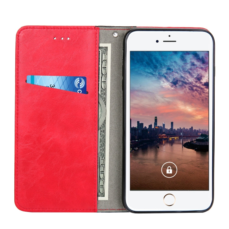 Retro Book Design Horizontal Flip PU Leather Case for iPhone 8 Plus & 7 Plus, with Holder & Card Slots