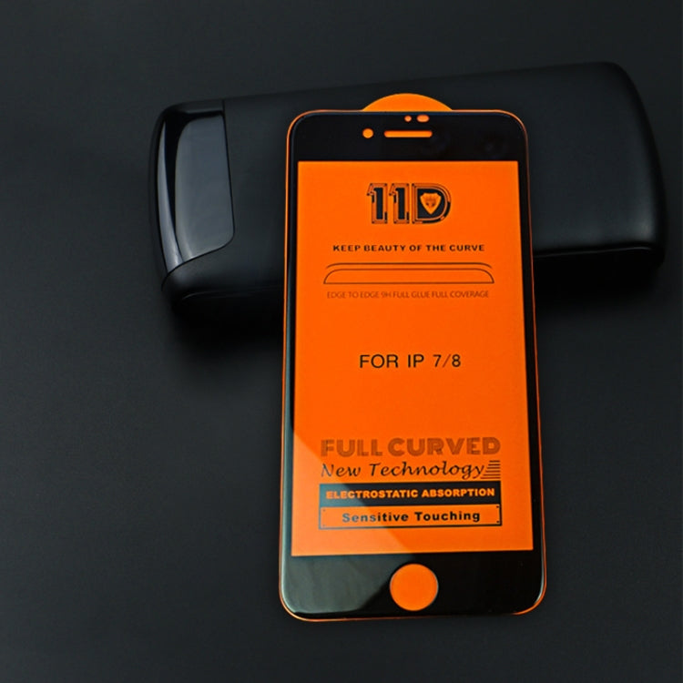25 PCS mietubl Scratchproof 11D HD Full Glue Full Curved Screen Tempered Glass Film for iPhone 8 / 7