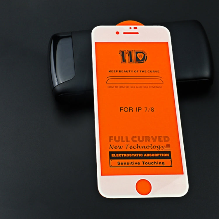 25 PCS mietubl Scratchproof 11D HD Full Glue Full Curved Screen Tempered Glass Film for iPhone 8 / 7