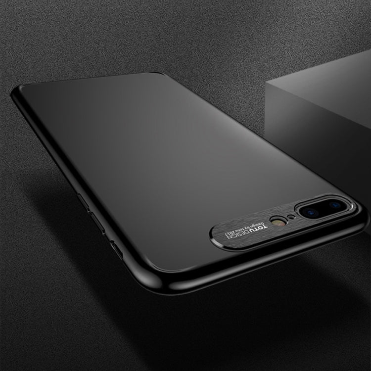 TOTUDESIGN for iPhone 8 Plus & 7 Plus PC + Metal Dropproof Protective Back Cover Case