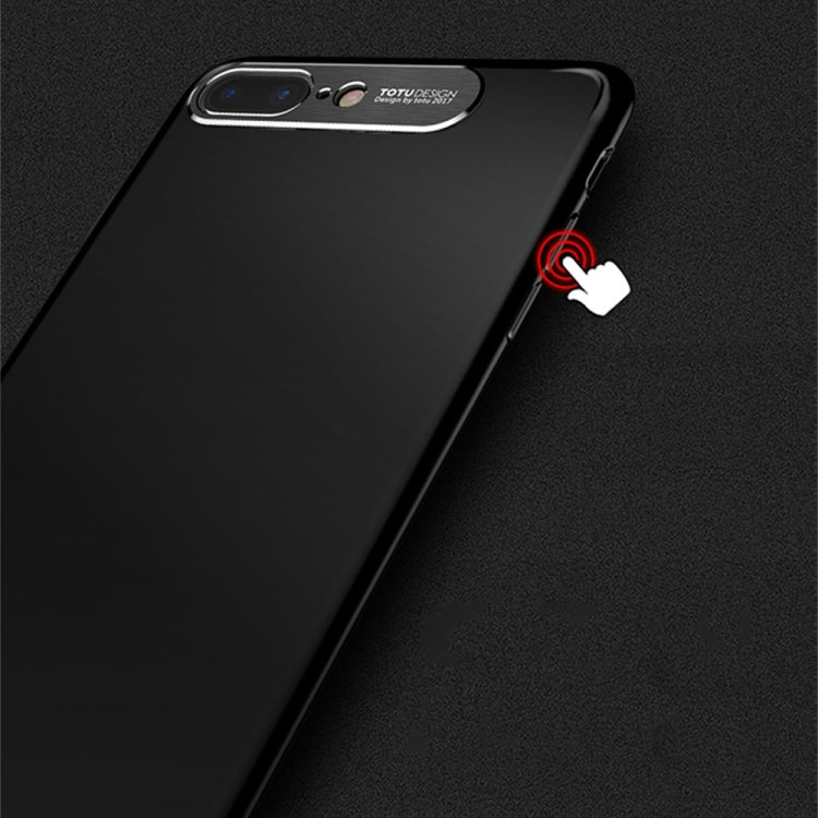 TOTUDESIGN for iPhone 8 Plus & 7 Plus PC + Metal Dropproof Protective Back Cover Case