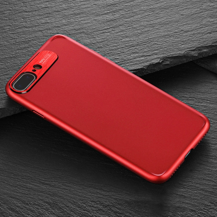 TOTUDESIGN for iPhone 8 Plus & 7 Plus PC + Metal Dropproof Protective Back Cover Case