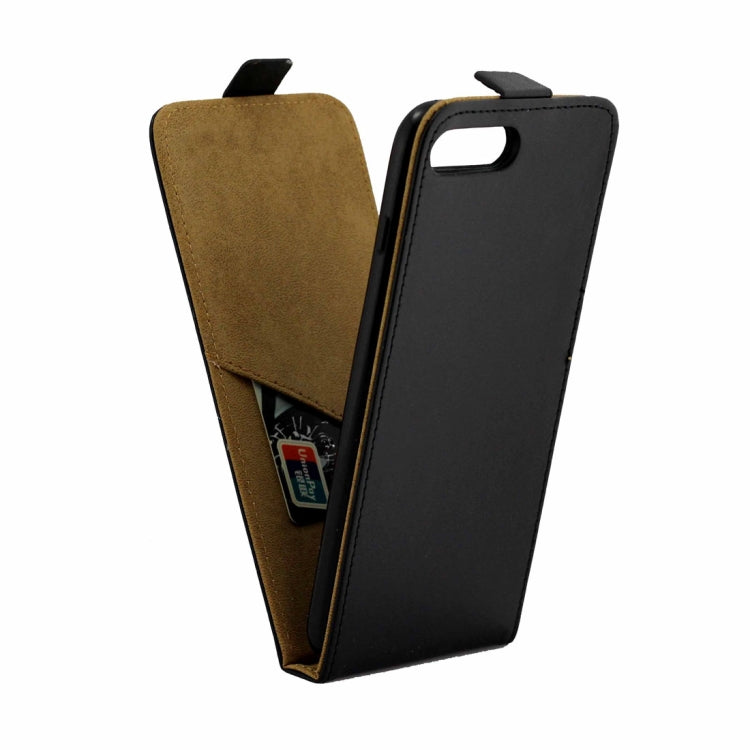 For iPhone 8 Plus & 7 Plus TPU Business Style Vertical Flip Protective Leather Case with Card Slot