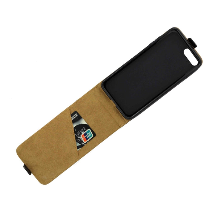 For iPhone 8 Plus & 7 Plus TPU Business Style Vertical Flip Protective Leather Case with Card Slot