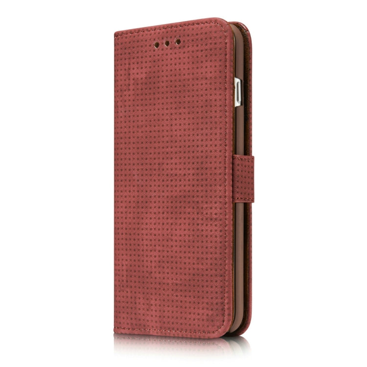 For iPhone 8 Plus & 7 Plus Retro Style Mesh Breathable Horizontal Flip Leather Case with Card Slot & Holder & Wallet