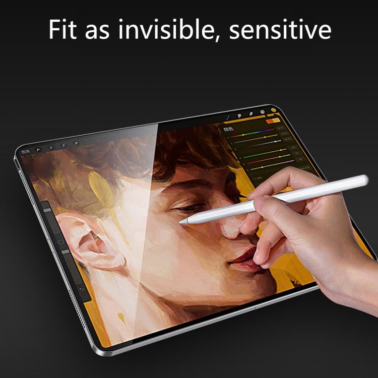 TOTUDESIGN 9H Surface Hardness Full Screen Tempered Glass Film for iPad Pro 11 inch (2018)(Transparent)