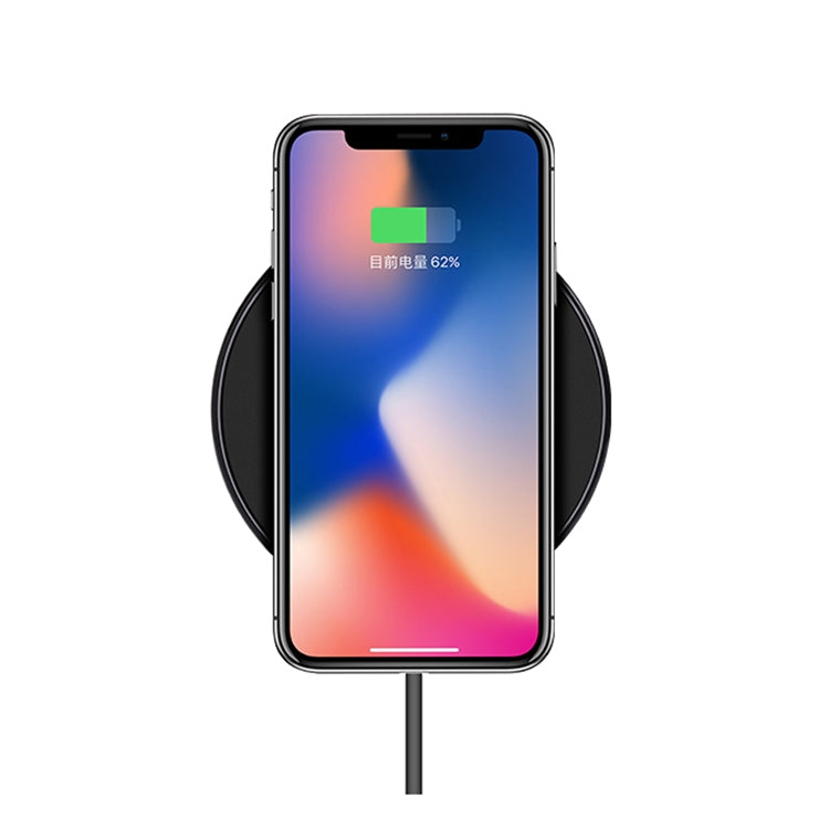 HOCO CW6 Round Shape Intelligent Qi Standard Wireless Fast Charger