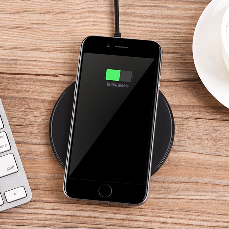 HOCO CW6 Round Shape Intelligent Qi Standard Wireless Fast Charger