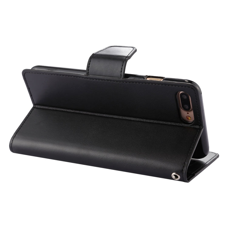 GOOSPERY SONATA DIARY for iPhone 8 Plus & 7 Plus Business Style Magnetic Clasp Horizontal Flip Leather Case with Holder & Card Slots & Wallet