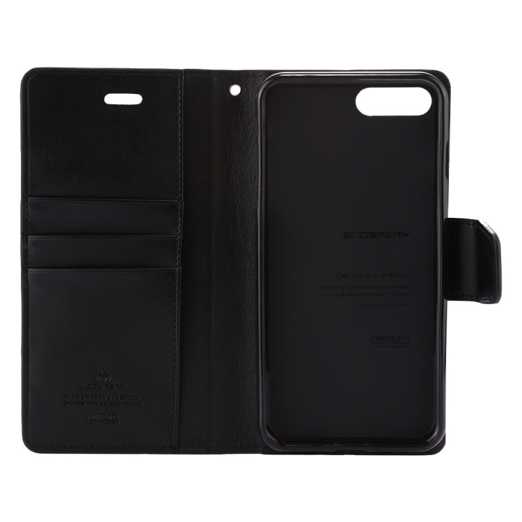 GOOSPERY SONATA DIARY for iPhone 8 Plus & 7 Plus Business Style Magnetic Clasp Horizontal Flip Leather Case with Holder & Card Slots & Wallet