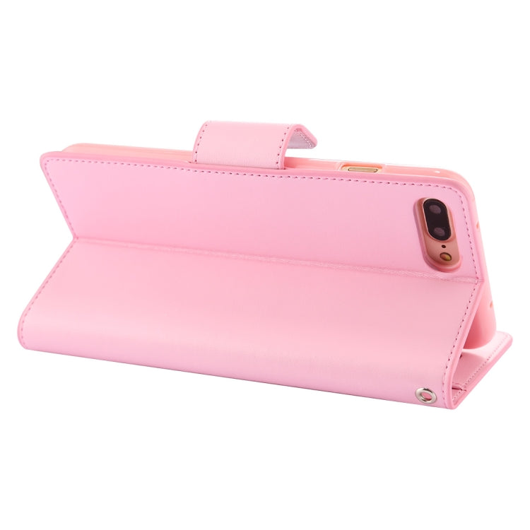 GOOSPERY SONATA DIARY for iPhone 8 Plus & 7 Plus Business Style Magnetic Clasp Horizontal Flip Leather Case with Holder & Card Slots & Wallet