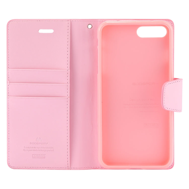 GOOSPERY SONATA DIARY for iPhone 8 Plus & 7 Plus Business Style Magnetic Clasp Horizontal Flip Leather Case with Holder & Card Slots & Wallet