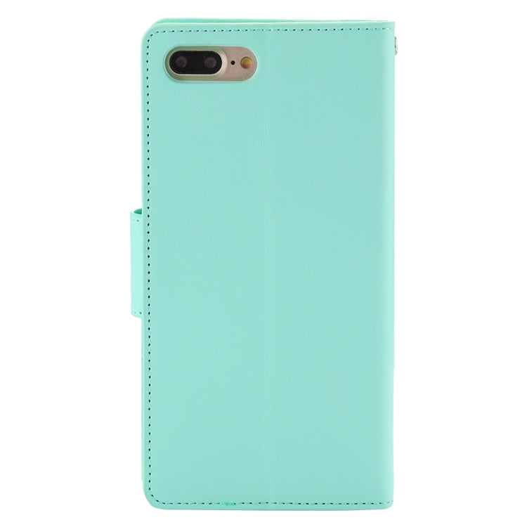GOOSPERY SONATA DIARY for iPhone 8 Plus & 7 Plus Business Style Magnetic Clasp Horizontal Flip Leather Case with Holder & Card Slots & Wallet