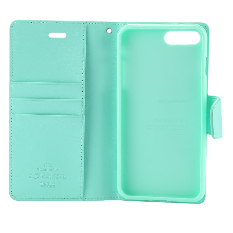 GOOSPERY SONATA DIARY for iPhone 8 Plus & 7 Plus Business Style Magnetic Clasp Horizontal Flip Leather Case with Holder & Card Slots & Wallet