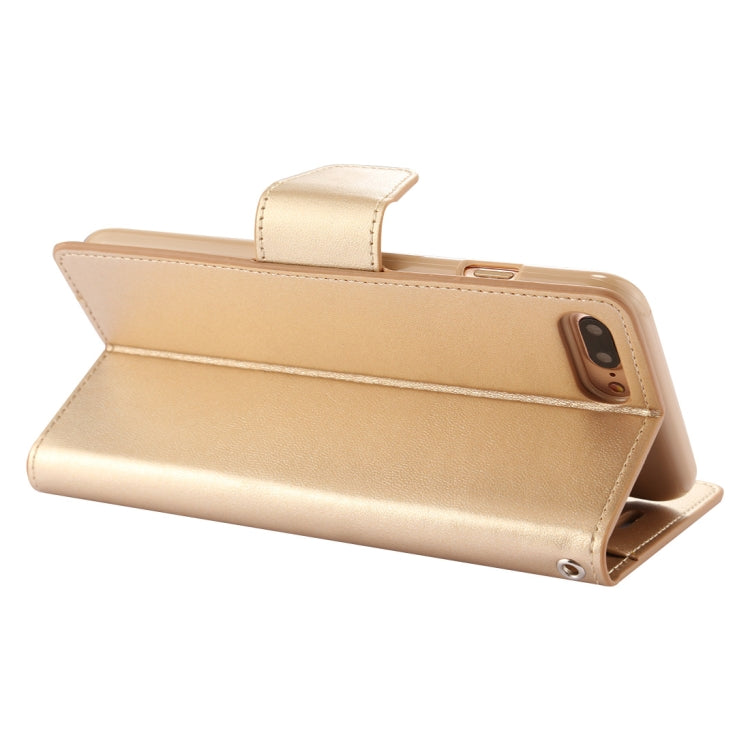 GOOSPERY SONATA DIARY for iPhone 8 Plus & 7 Plus Business Style Magnetic Clasp Horizontal Flip Leather Case with Holder & Card Slots & Wallet