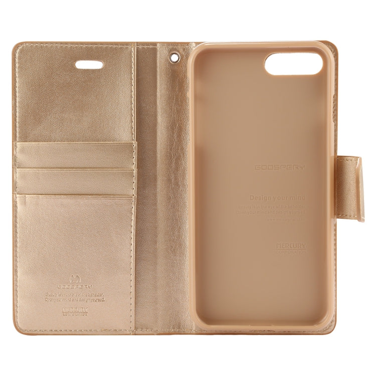 GOOSPERY SONATA DIARY for iPhone 8 Plus & 7 Plus Business Style Magnetic Clasp Horizontal Flip Leather Case with Holder & Card Slots & Wallet