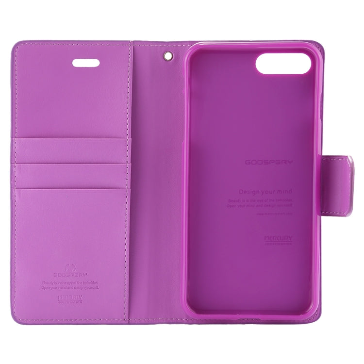 GOOSPERY SONATA DIARY for iPhone 8 Plus & 7 Plus Business Style Magnetic Clasp Horizontal Flip Leather Case with Holder & Card Slots & Wallet