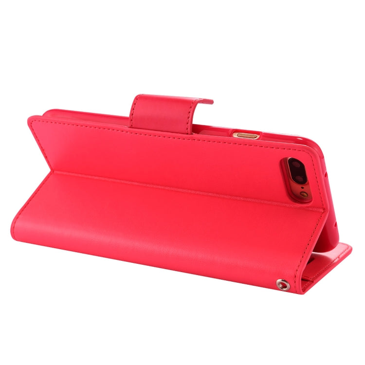 GOOSPERY SONATA DIARY for iPhone 8 Plus & 7 Plus Business Style Magnetic Clasp Horizontal Flip Leather Case with Holder & Card Slots & Wallet