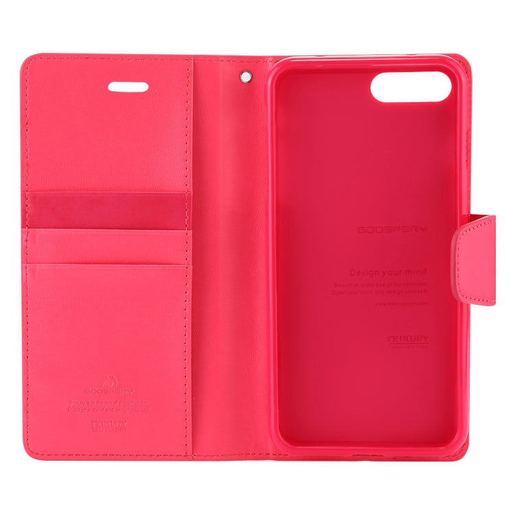 GOOSPERY SONATA DIARY for iPhone 8 Plus & 7 Plus Business Style Magnetic Clasp Horizontal Flip Leather Case with Holder & Card Slots & Wallet