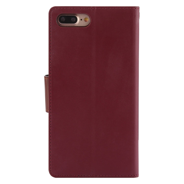 GOOSPERY SONATA DIARY for iPhone 8 Plus & 7 Plus Business Style Magnetic Clasp Horizontal Flip Leather Case with Holder & Card Slots & Wallet