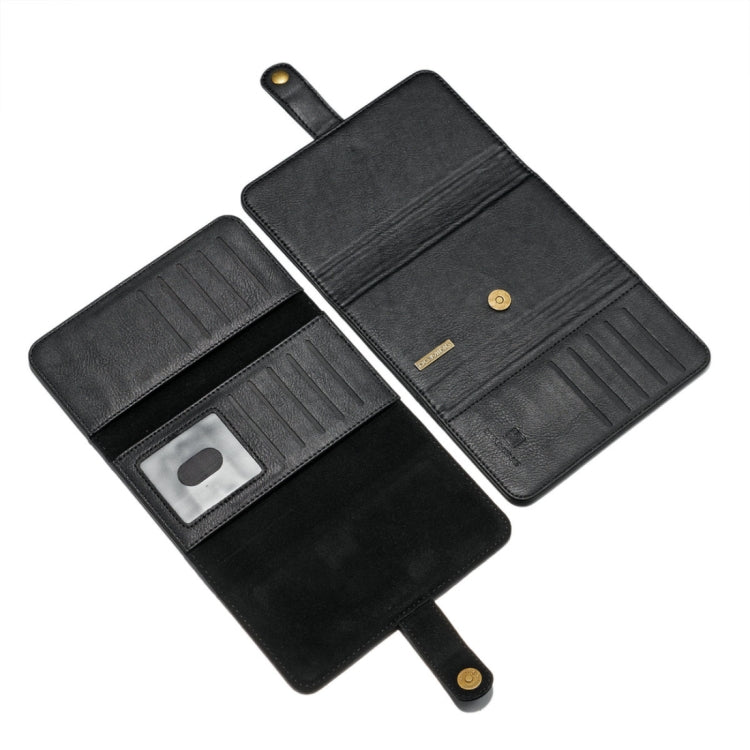 DG.MING for iPhone 8 Plus & 7 Plus Triple Fold Crazy Horse Texture Horizontal Flip Magnetic Protective Case with Holder & Card Slots & Wallet