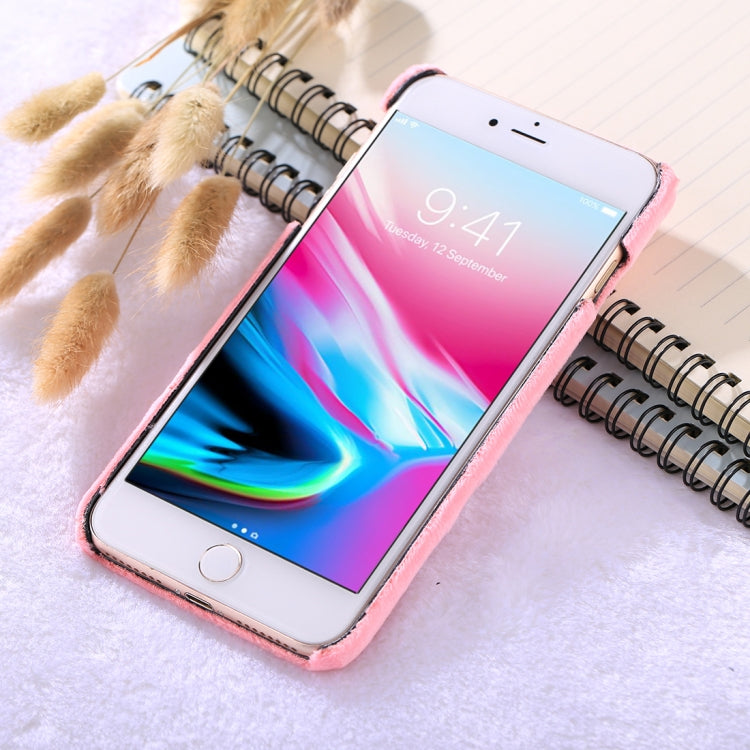 For  iPhone 8 Plus & 7 Plus Plush Protective Back Cover Case