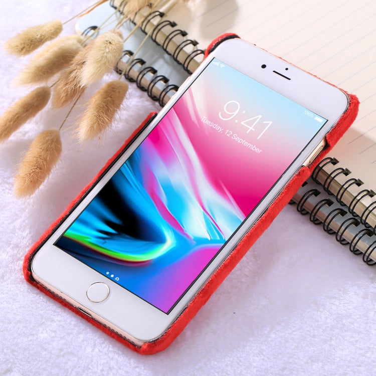 For  iPhone 8 Plus & 7 Plus Plush Protective Back Cover Case