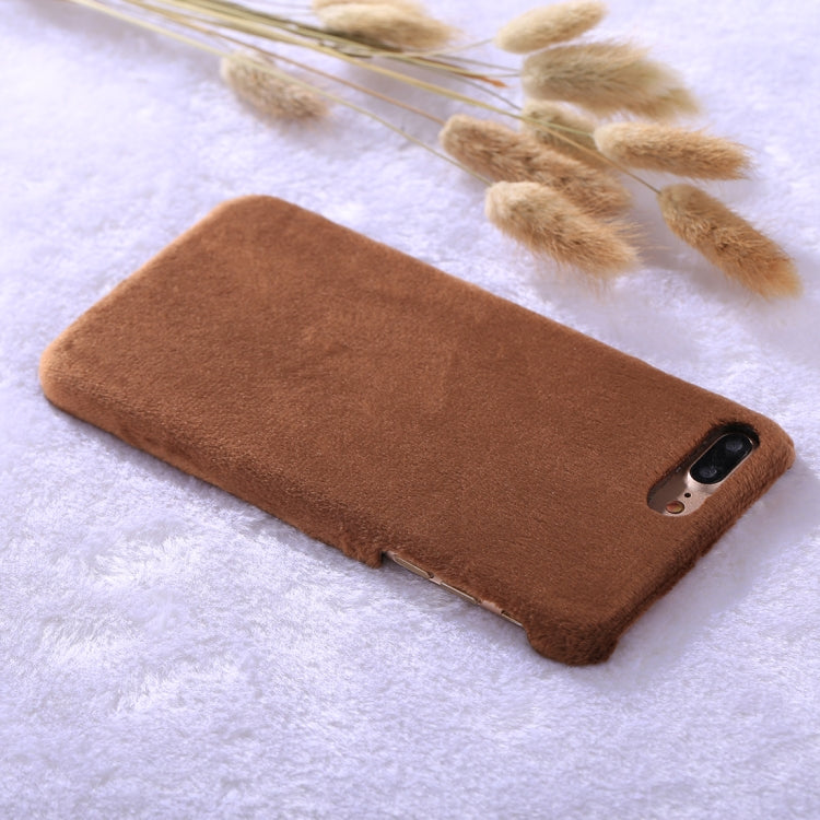 For  iPhone 8 Plus & 7 Plus Plush Protective Back Cover Case