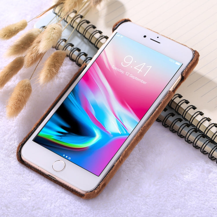 For  iPhone 8 Plus & 7 Plus Plush Protective Back Cover Case