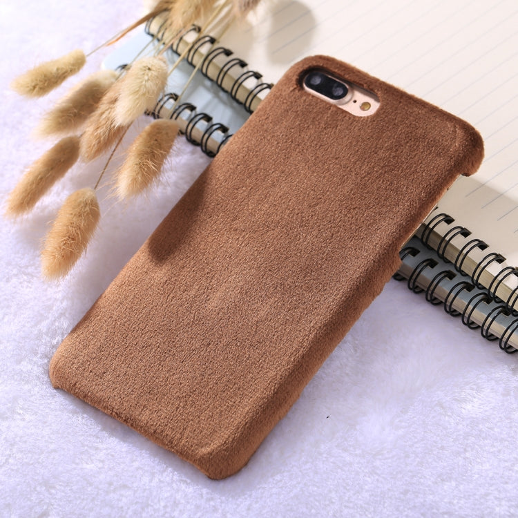 For  iPhone 8 Plus & 7 Plus Plush Protective Back Cover Case