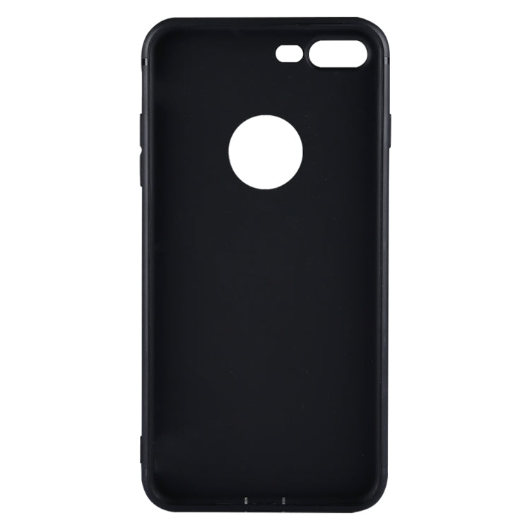 For iPhone 8 Plus Dual SIM Cards Adapter Kit with Soft Protective Case(Black)