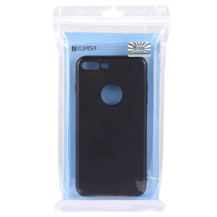 For iPhone 8 Plus Dual SIM Cards Adapter Kit with Soft Protective Case(Black)