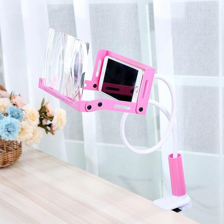 8 inch 3D Folding Mobile Phone Screen Extender Bracket HD Desktop Magnifying Glass