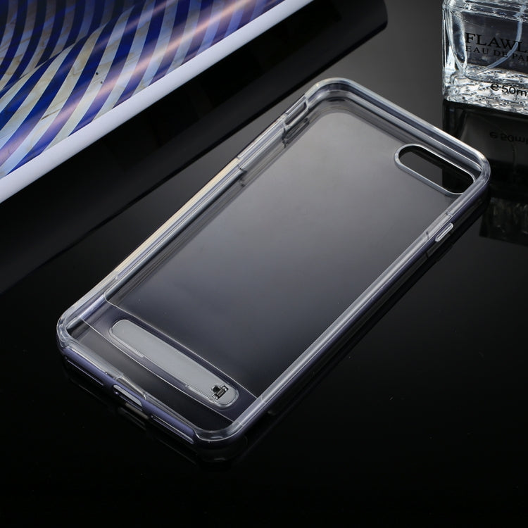 GOOSPERY for 5.5 inch iPhone 8 Plus & 7 Plus Detachable Electroplating Bumper Frame + TPU Shockproof Protective Back Cover Case with Holder
