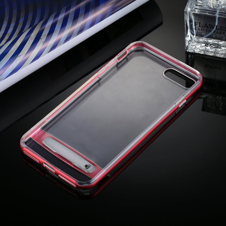 GOOSPERY for 5.5 inch iPhone 8 Plus & 7 Plus Detachable Electroplating Bumper Frame + TPU Shockproof Protective Back Cover Case with Holder