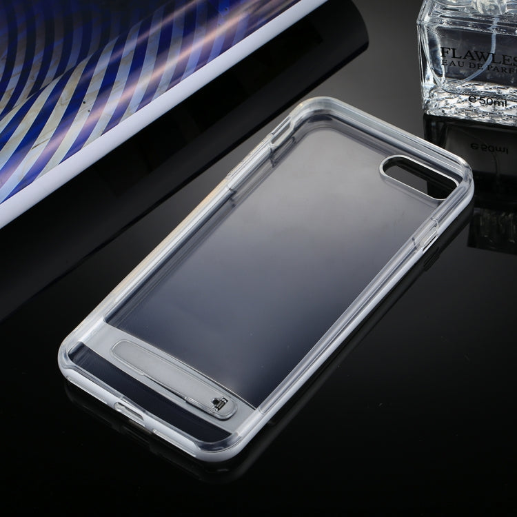 GOOSPERY for 5.5 inch iPhone 8 Plus & 7 Plus Detachable Electroplating Bumper Frame + TPU Shockproof Protective Back Cover Case with Holder