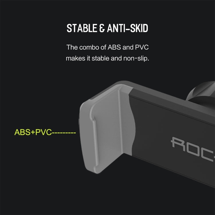 ROCK Deluxe Car Vent Phone Holder Mount, For iPhone, Galaxy, Huawei, Xiaomi, Lenovo, Sony, LG, HTC and Other Smartphones