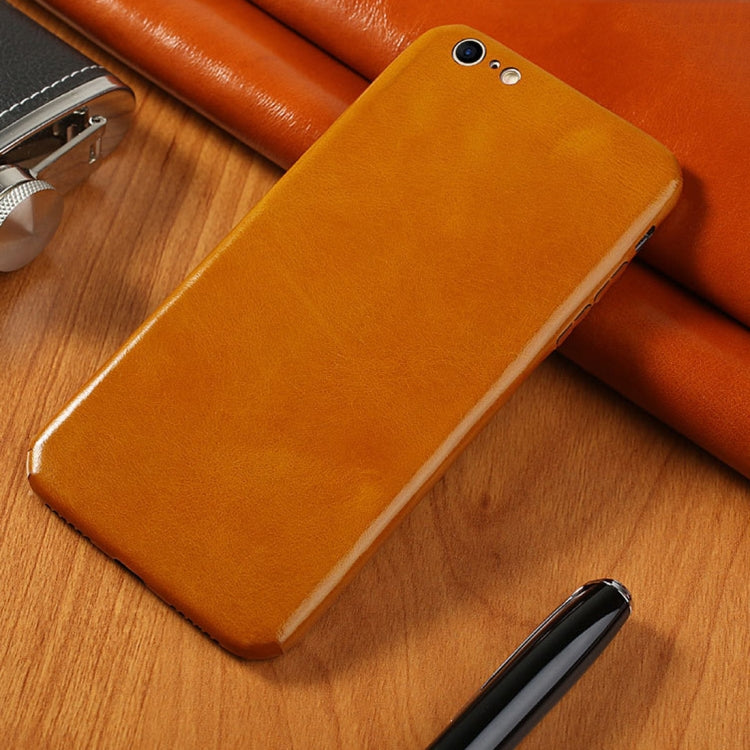 360 Degree Full Coverage Pasted Top-grain Leather Case for iPhone 8 Plus & 7 Plus