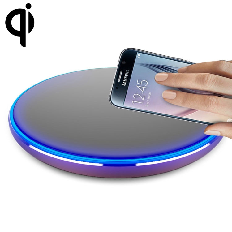 HAMTOD HL3 5W (Max) Output General Qi Standard Wireless Charger with Breathing Lamp, For iPhone, Galaxy, Huawei, Xiaomi, LG, HTC and other QI Standard Smart Phones