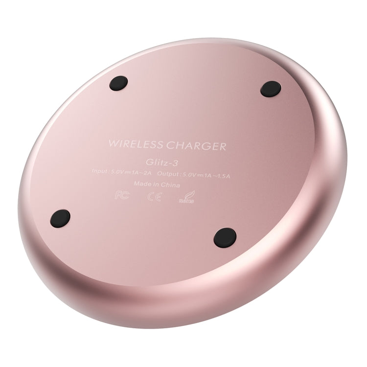 HAMTOD HL3 5W (Max) Output General Qi Standard Wireless Charger with Breathing Lamp, For iPhone, Galaxy, Huawei, Xiaomi, LG, HTC and other QI Standard Smart Phones