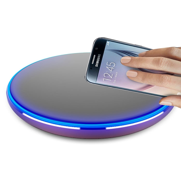 HAMTOD HL3 5W (Max) Output General Qi Standard Wireless Charger with Breathing Lamp, For iPhone, Galaxy, Huawei, Xiaomi, LG, HTC and other QI Standard Smart Phones