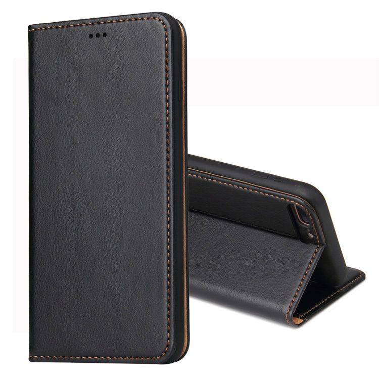 Dermis Texture PU Horizontal Flip Leather Case for iPhone 7 Plus / 8 Plus, with Holder & Card Slots & Wallet