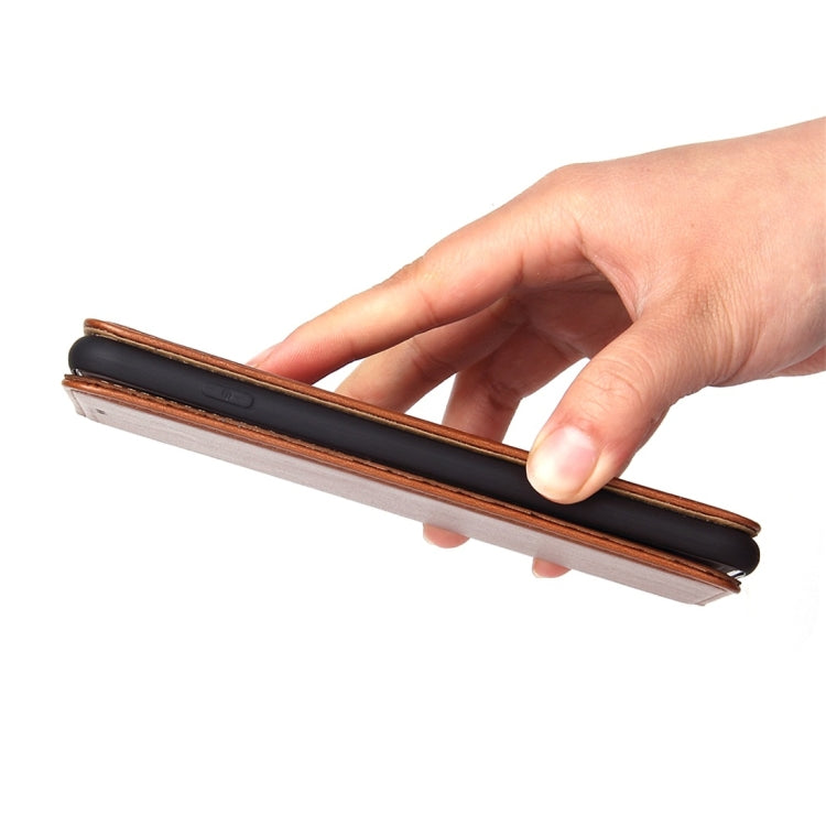 Dermis Texture PU Horizontal Flip Leather Case for iPhone 7 Plus / 8 Plus, with Holder & Card Slots & Wallet
