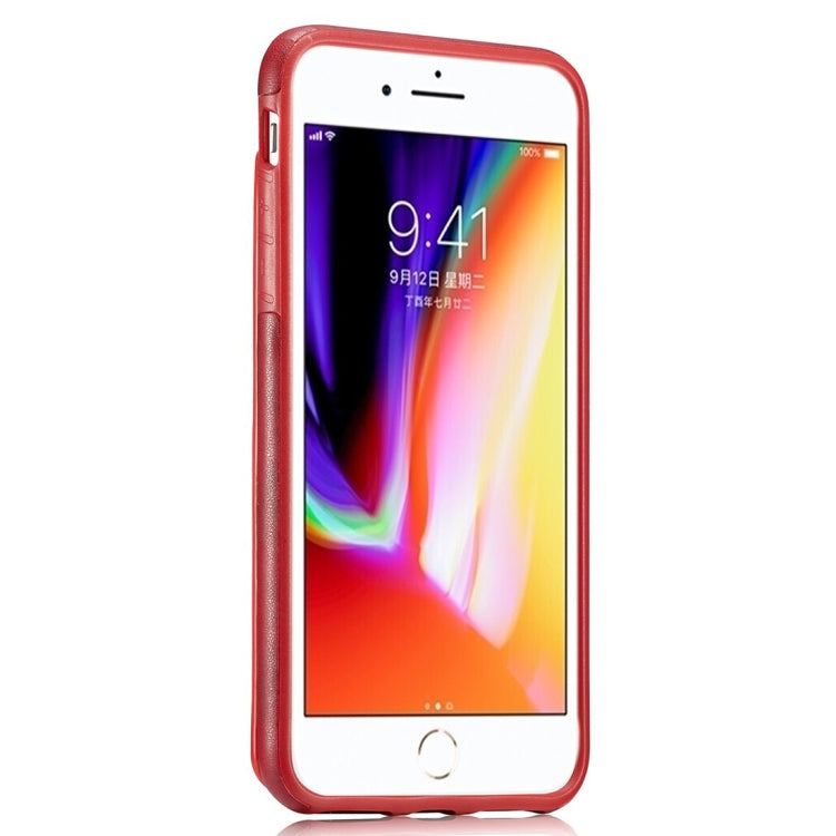 For iPhone 8 Plus & 7 Plus Retro PU Leather Texture Vertical Flip Protective Leather Case with Card Slots & Wallet & Photo Frame