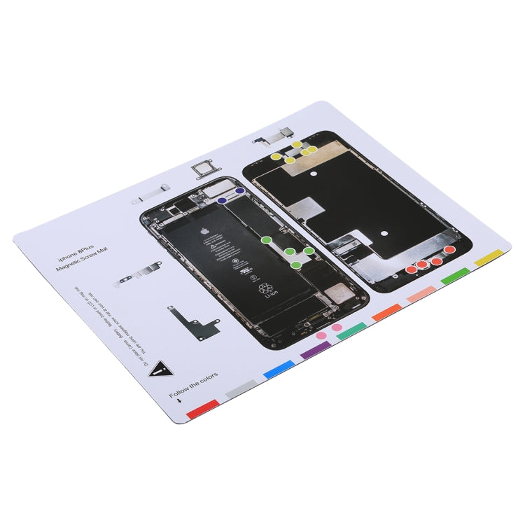 Magnetic Screws Mat For iPhone 8 Plus , Size: 25cm x 20cm