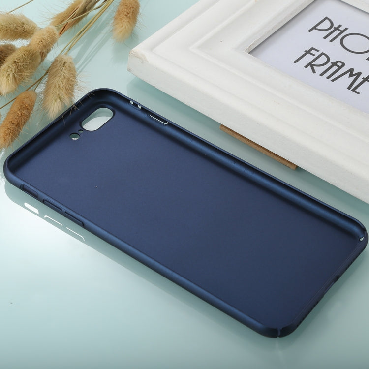 For iPhone 8 Plus & 7 Plus Fully Wrapped Drop-proof PC Protective Case Back Cover